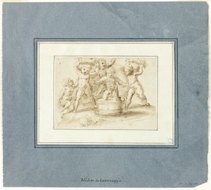 Putti bor készítése alkotó: Unknown artist