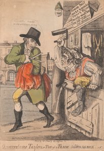 A veszekedő Taylorok, avagy a két üzletember ritkán ért egyet alkotó: Unknown artist
