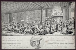 Ramponaux taverna Ezt a népszerű kabarét Jean Ramponaux (Ramponneau vagy Ramponeau) alapította alkotó: Unknown artist