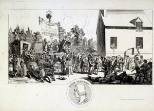Ramponaux taverna Ezt a népszerű kabarét Jean Ramponaux (Ramponneau vagy Ramponeau) alapította alkotó: Unknown artist
