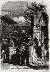 Renaud visszatér a családjához – 1851-es metszet „" Furious Roland"-tól alkotó: Unknown artist