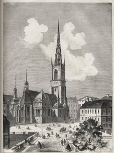 Riddarholmen templom - A Riddarholm templom Stockholmban - 1866 - alkotó: Unknown artist