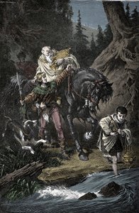 Habsburg Rudolf és a pap – I. Rodolf a Szent Birodalomból (Habsburgi Rodolf IV. alkotó: Unknown artist