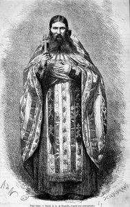 Orosz pápa, rajz egy fényképről alkotó: Unknown artist