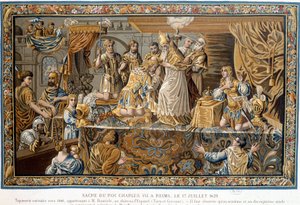VII. Károly szent király Reimsben július 17-én alkotó: Unknown artist