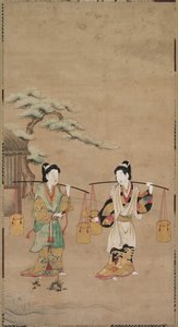 Jelenet egy Noh-játékból alkotó: Unknown artist