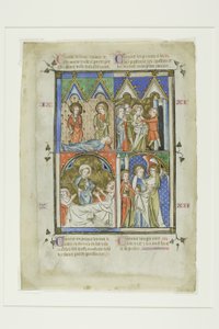 Jelenetek Szent Péter csodáiból, a Bible Historiale vagy Képes Újszövetségből alkotó: Unknown artist