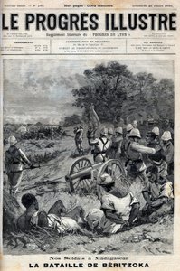 Második francia-madagaszkári háború (1895) Beritzoka június 30-án alkotó: Unknown artist