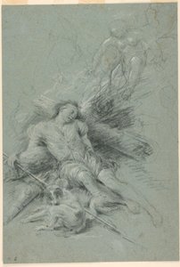 Selene meglátja az alvó Endymiont alkotó: Unknown artist