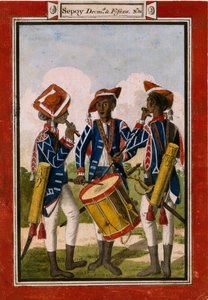 Sepoy dobok és fiferek alkotó: Unknown artist
