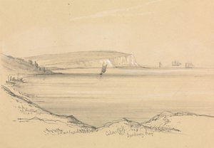 Hajók a Sandown-öbölben alkotó: Unknown artist