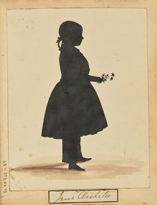 [Egy lány sziluettje] alkotó: Unknown artist