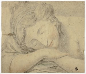 Alvó nő fejjel a karján alkotó: Unknown artist