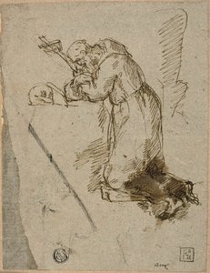 Assisi Szent Ferenc imában alkotó: Unknown artist