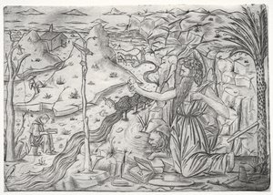 Szent Jeromos a bűnbánatban alkotó: Unknown artist