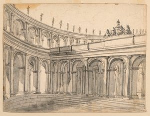 Átrium színpadtervezése alkotó: Unknown artist