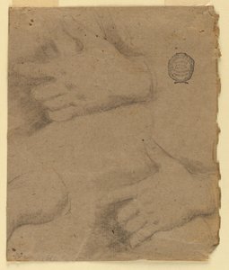 Tanulmány: Három bal kéz alkotó: Unknown artist
