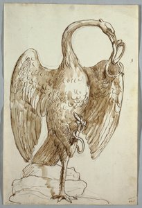 Hattyú és két kígyó alkotó: Unknown artist