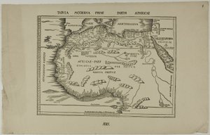 Tabula Moderna Prime Partis Aphricae alkotó: Unknown artist
