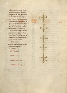 Szöveges oldal monogrammal alkotó: Unknown artist