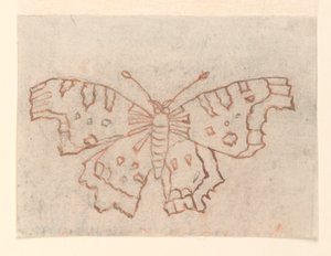Textil Design: Egy pillangó alkotó: Unknown artist