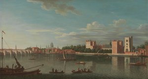 Temze a Lambeth-palotában alkotó: Unknown artist
