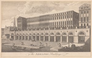 Az Adelphi épületei alkotó: Unknown artist