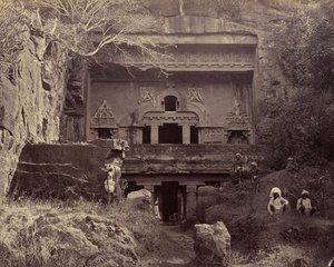Az ácsok barlangja. Ellora alkotó: Unknown artist