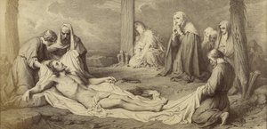 [A keresztről való letétel Paul Delaroche-tól] alkotó: Unknown artist