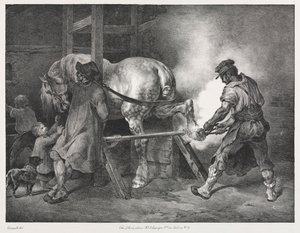 A flamand kovács alkotó: Unknown artist