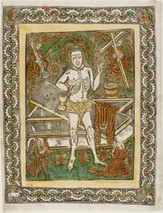 A Fájdalmas ember négy angyallal alkotó: Unknown artist