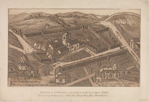 Clerkenwell falu Erzsébet királynő uralkodása idején, 1560 alkotó: Unknown artist
