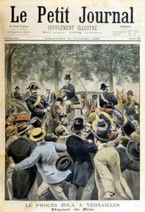 Zola-per Versailles-ban – a „Le Petite Journal” című lapban, 1898.07.31. alkotó: Unknown artist