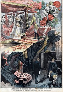 Elisabeth de Wittelsbach érkezése Bécsbe alkotó: Unknown artist