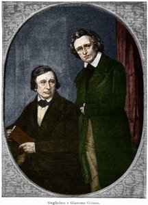 Jakob (1785-1863) és Wilhelm (1786-1859) Grimm testvérek, német írók. alkotó: Unknown artist