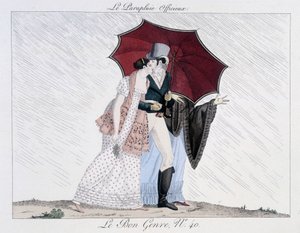 Az informális esernyő – a „” Le Bon műfajban””, 2. sz. 40, 19. század vége alkotó: Unknown artist