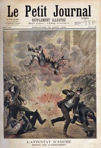 A gyilkos, Clement Decoux áldozata lett Emile Vuillemin (1822-?), az anichei bányák igazgatója elleni támadási kísérletének, aki augusztus 4-én ünnepli ötvenedik évfordulóját a széntermelés élén. alkotó: Unknown artist