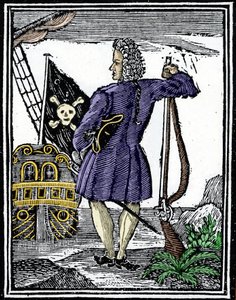 A kalóz „” úriember” Stede Bonnet (1688-1718). alkotó: Unknown artist