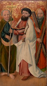 Három apostol jogarral, szablyával és kereszttel alkotó: Unknown artist