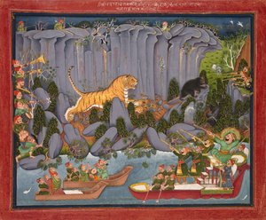 Ram Singh tigrisvadászata II alkotó: Unknown artist