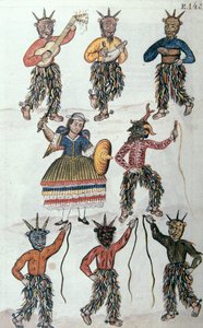 A "Trujillo del Peru" vagy "Codex Martinez Companion" könyv, Baltazar Martinez Companion és Bujanda, Trujillo püspöke (1782-1785) alkotó: Unknown artist