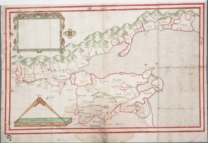 Tralee Bay, Írország, 1600 körüli (papír, vászon) alkotó: Unknown artist