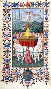 Francesco Petrarca (Petrarca) Triunfus Amoris (szerelmi diadal). alkotó: Unknown artist