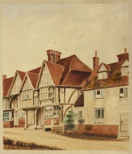 Tudor ház frontjai alkotó: Unknown artist