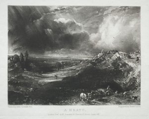 Különféle tájtárgyak, jellemző angol tájképek John Constable, R.A.: A Heath által festett képekből alkotó: Unknown artist