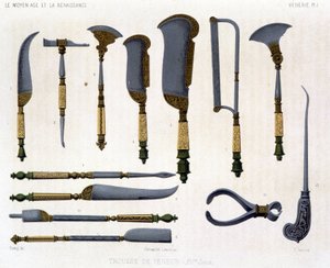 Venerie deszka: 16. századi furnérkészlet. Lacroix: „A középkor és a reneszánsz” című művében. alkotó: Unknown artist