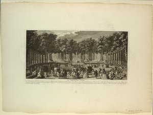 Versailles, kertek, vízi színház alkotó: Unknown artist