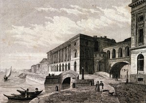 A Szentpétervári Színház látképe 1828-ban. alkotó: Unknown artist