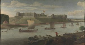 Windsori kastély a Buckinghamshire Bankból alkotó: Unknown artist