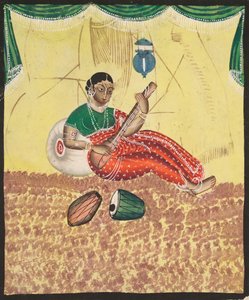 Nő zenél (rekto) alkotó: Unknown artist